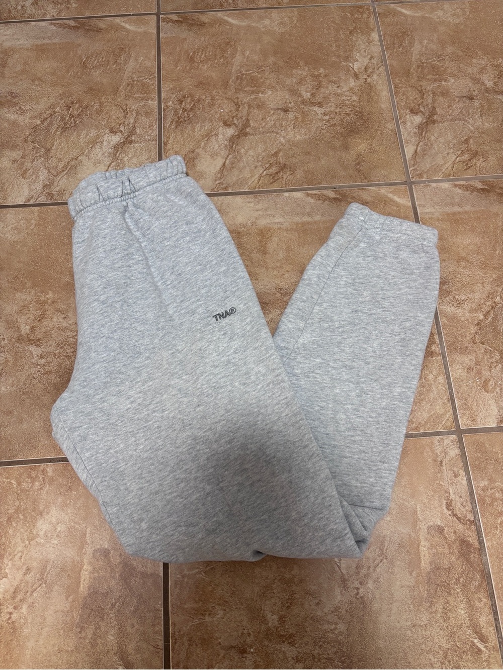 TNA Light Gray Fleece Joggers